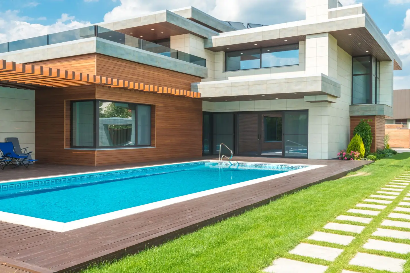 Swimming pool built in Woodside, NSW